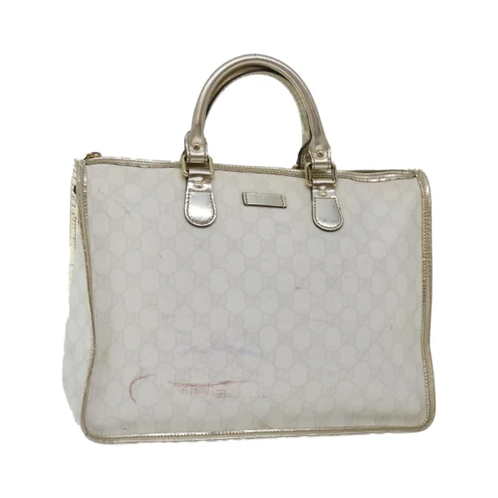 Gucci Vintage Pre-owned Leather handbags White Dames