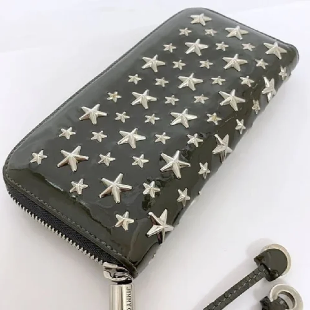 Jimmy Choo Pre-owned Leather wallets Black Dames