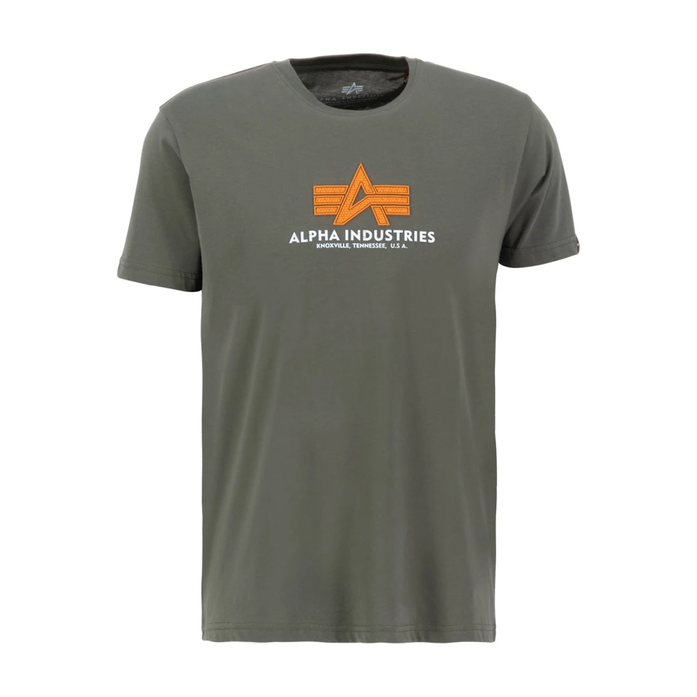 alpha industries Modern Comfort T-shirt met 3D Print Green Heren