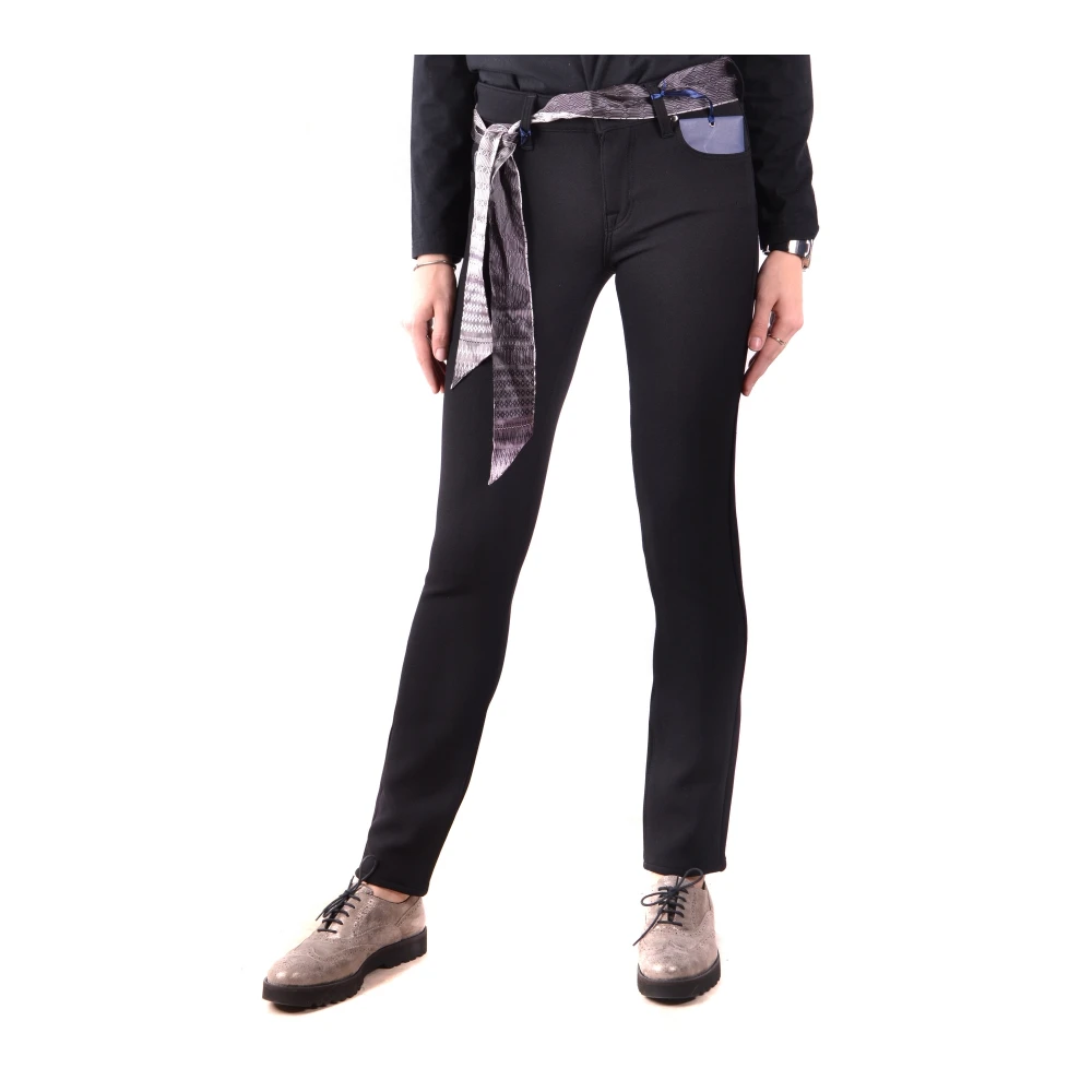 Jacob Cohën Women's Black Slim Fit Chinos Trousers - Skinny Fit Jeans - W27 - Jeans