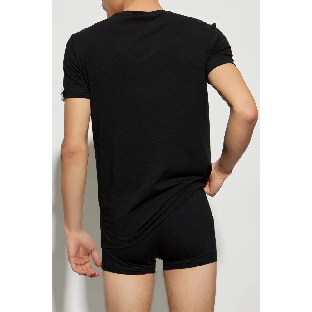 Dsquared2 T-shirt uit de ondergoedlijn Black Heren