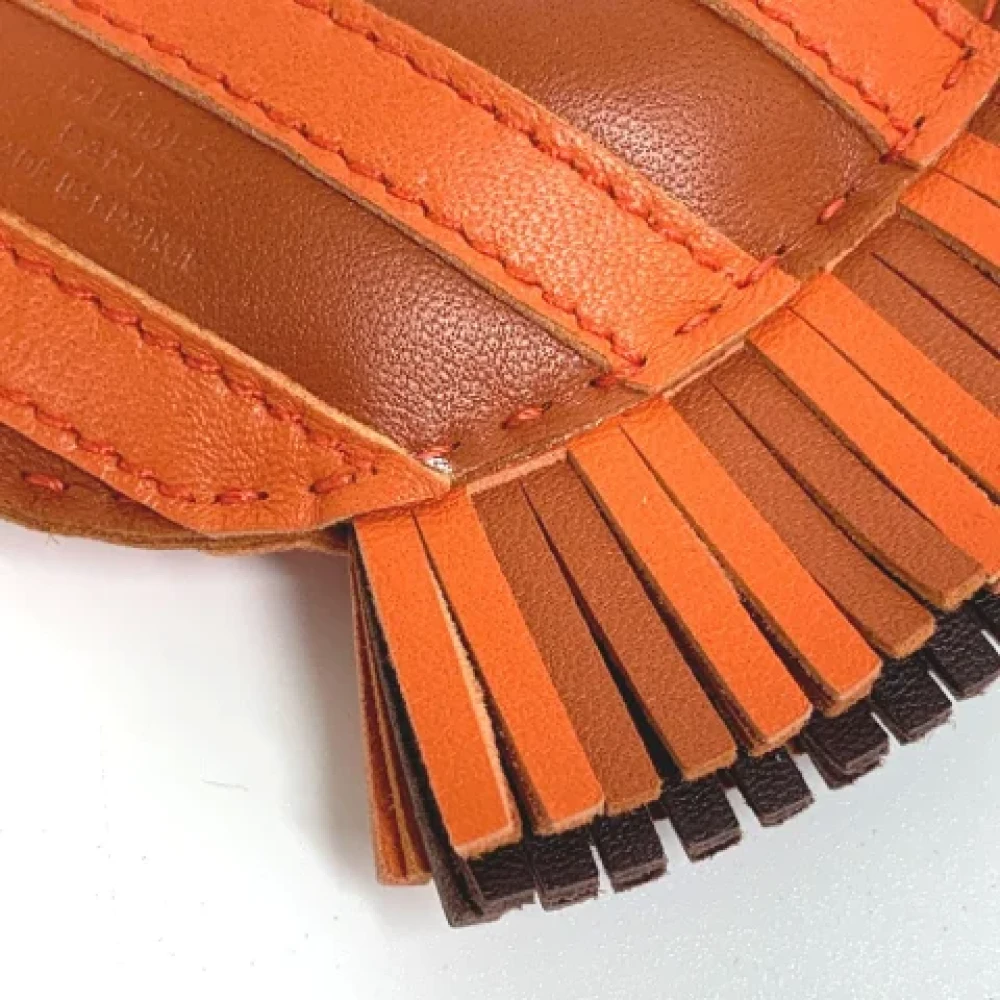 Hermès Vintage Pre-owned Leather home-office Orange Dames