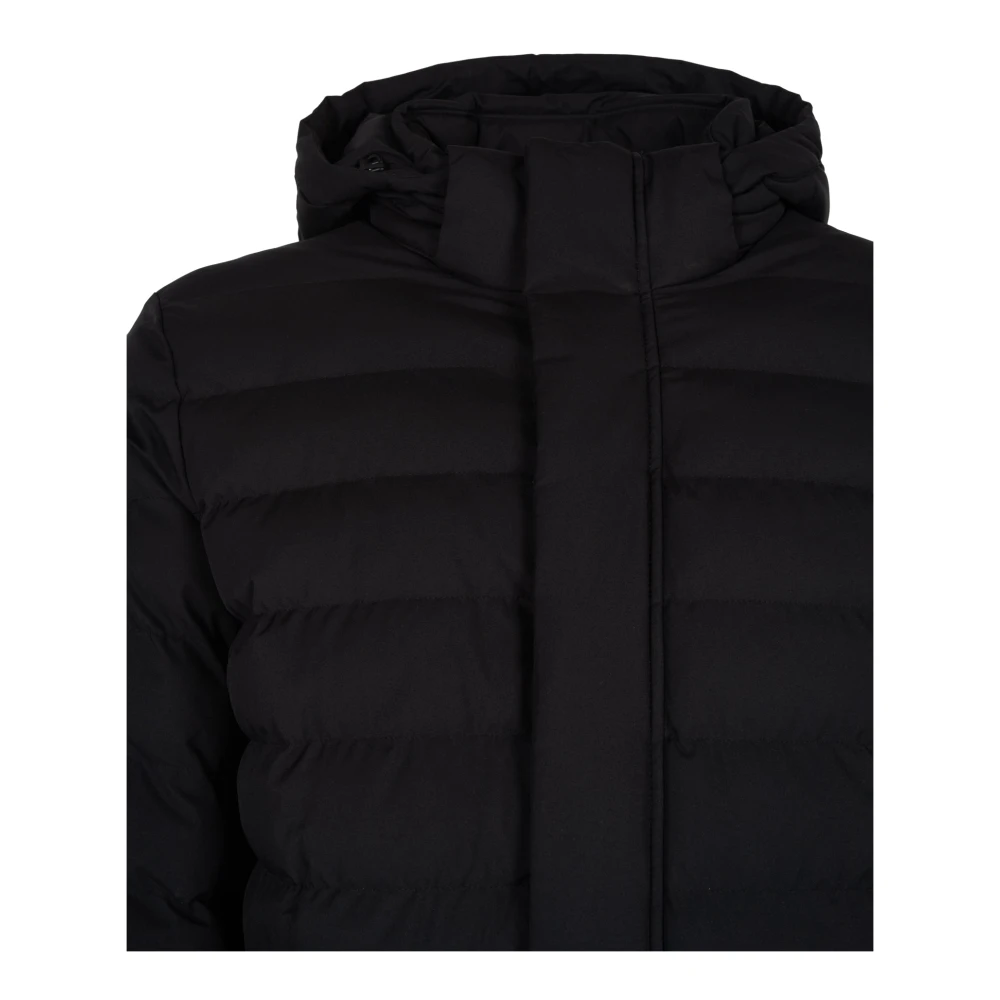 Geox Donsjack met capuchon Black Heren