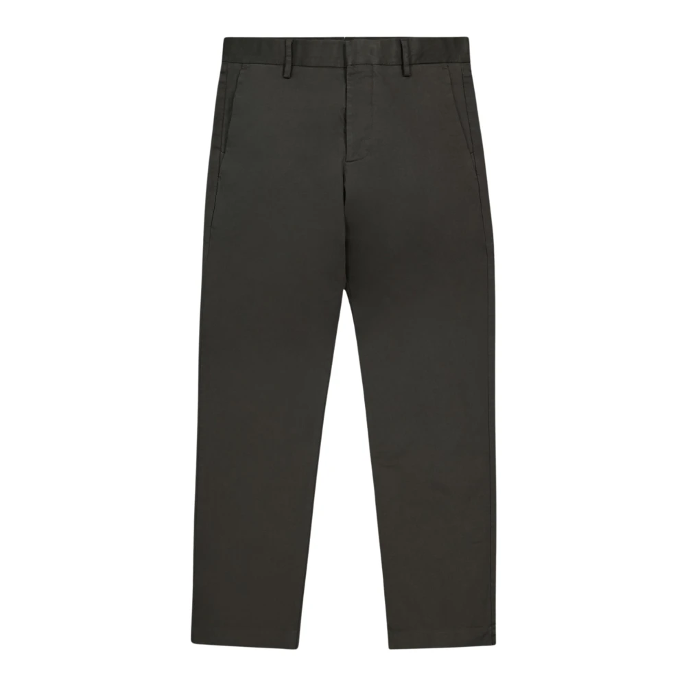 Nn07 Donkergroene Katoenmix Broek Green Heren