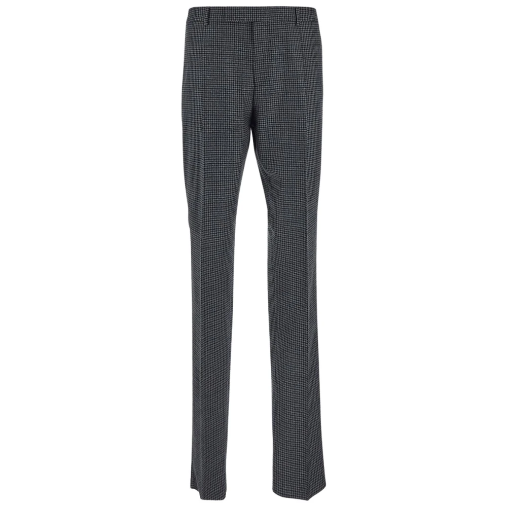 Lardini Wollen Klassieke Broek Gray Heren