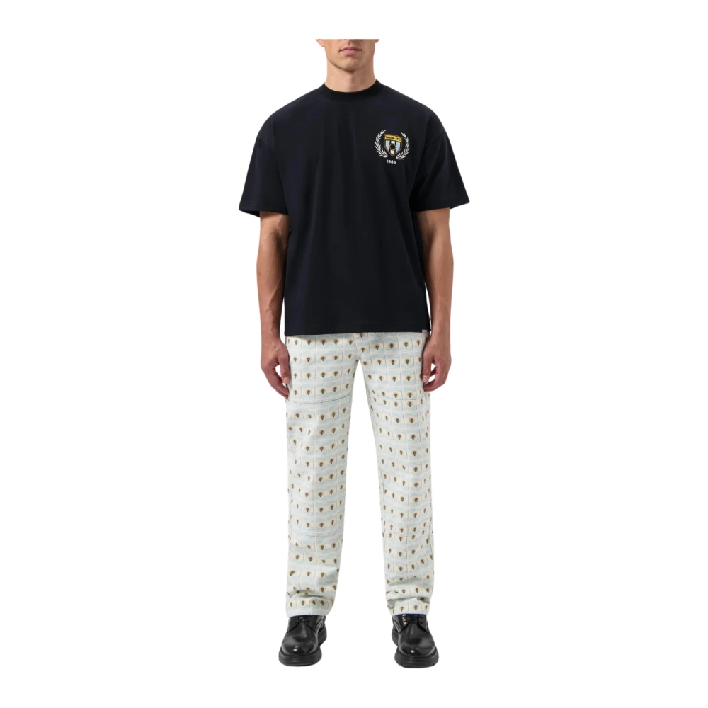 Balr. Jet Black T-shirt met Gotl Box Black Heren
