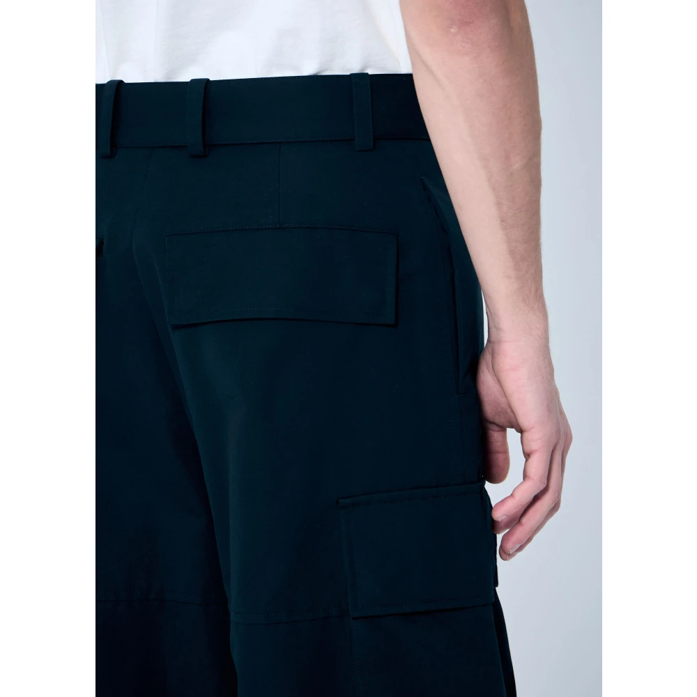 Jil Sander Cargo Broek met Afneembare Riem Black Heren