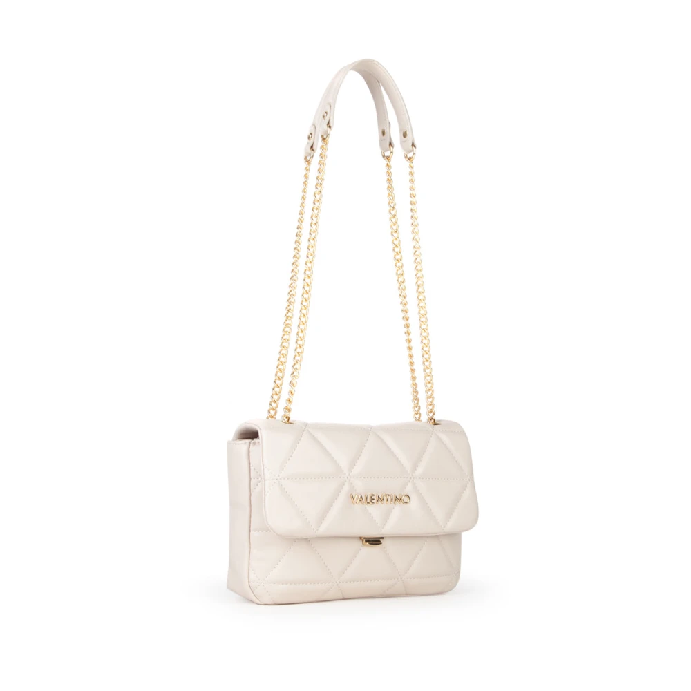 Valentino by Mario Valentino Carnaby Schoudertas Ecru Beige Dames