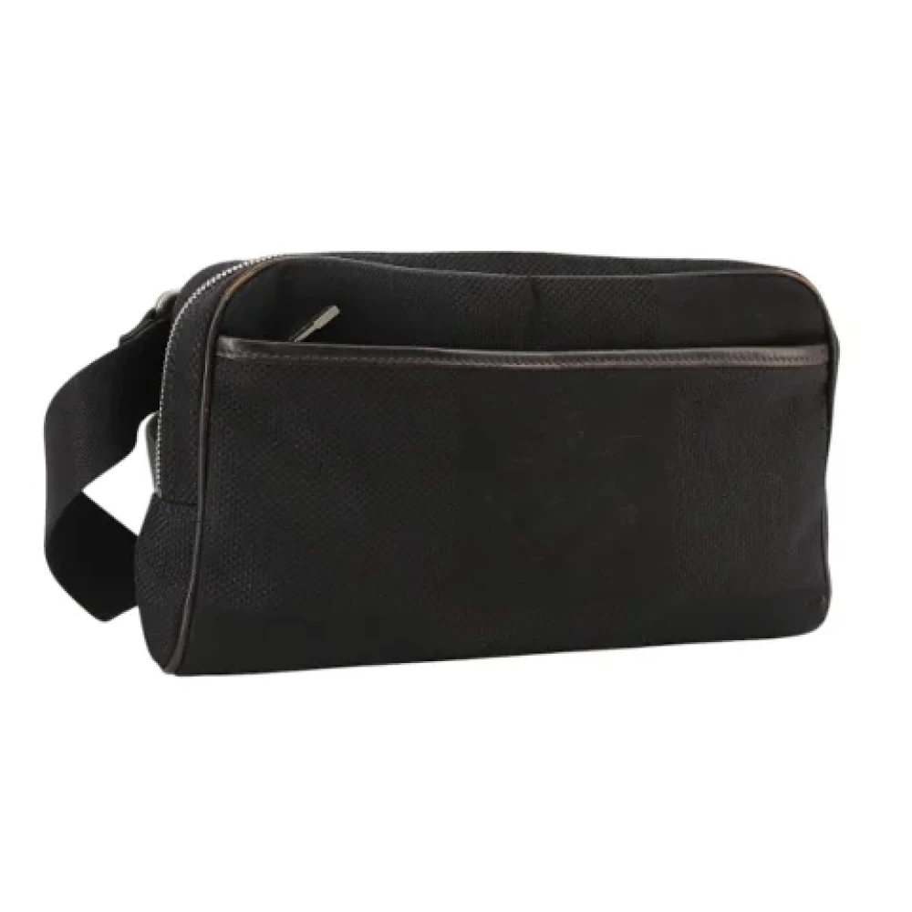 Louis Vuitton Vintage Pre-owned Canvas crossbody-bags Black Dames