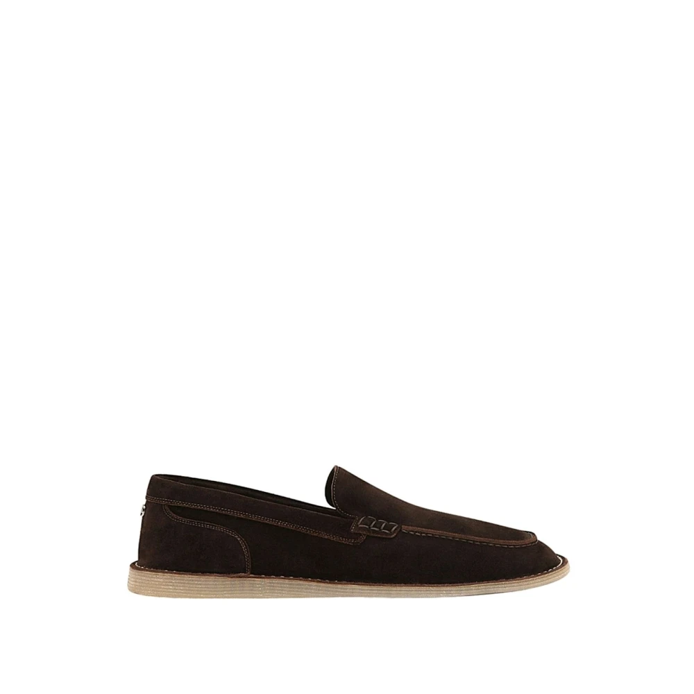 Dolce & Gabbana Men's Brown Mocassino - Loafers - 6 Uk - Shoes