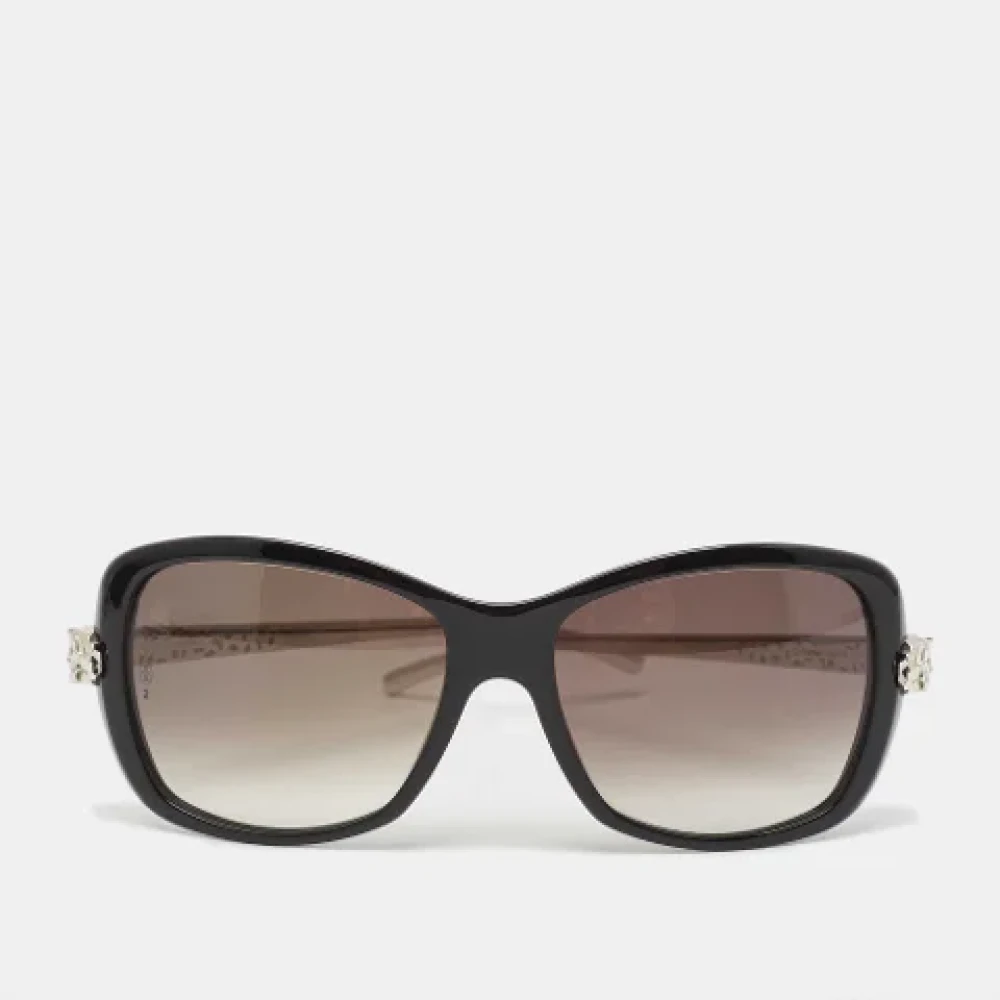Cartier Vintage Pre-owned Acetate sunglasses Black Dames