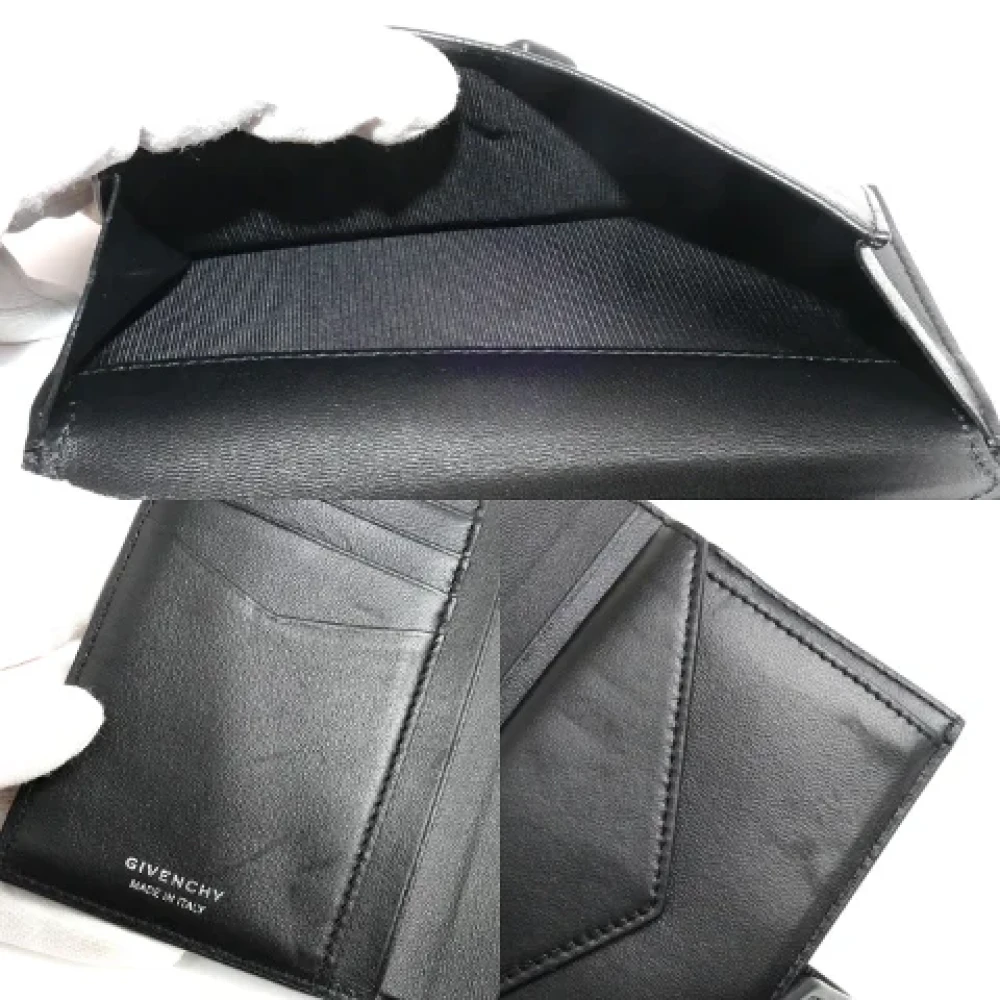 Givenchy Pre-owned Leather wallets Black Dames