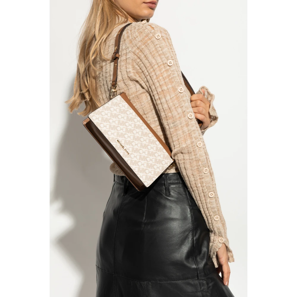 Michael Kors Schoudertas Empire Beige Dames