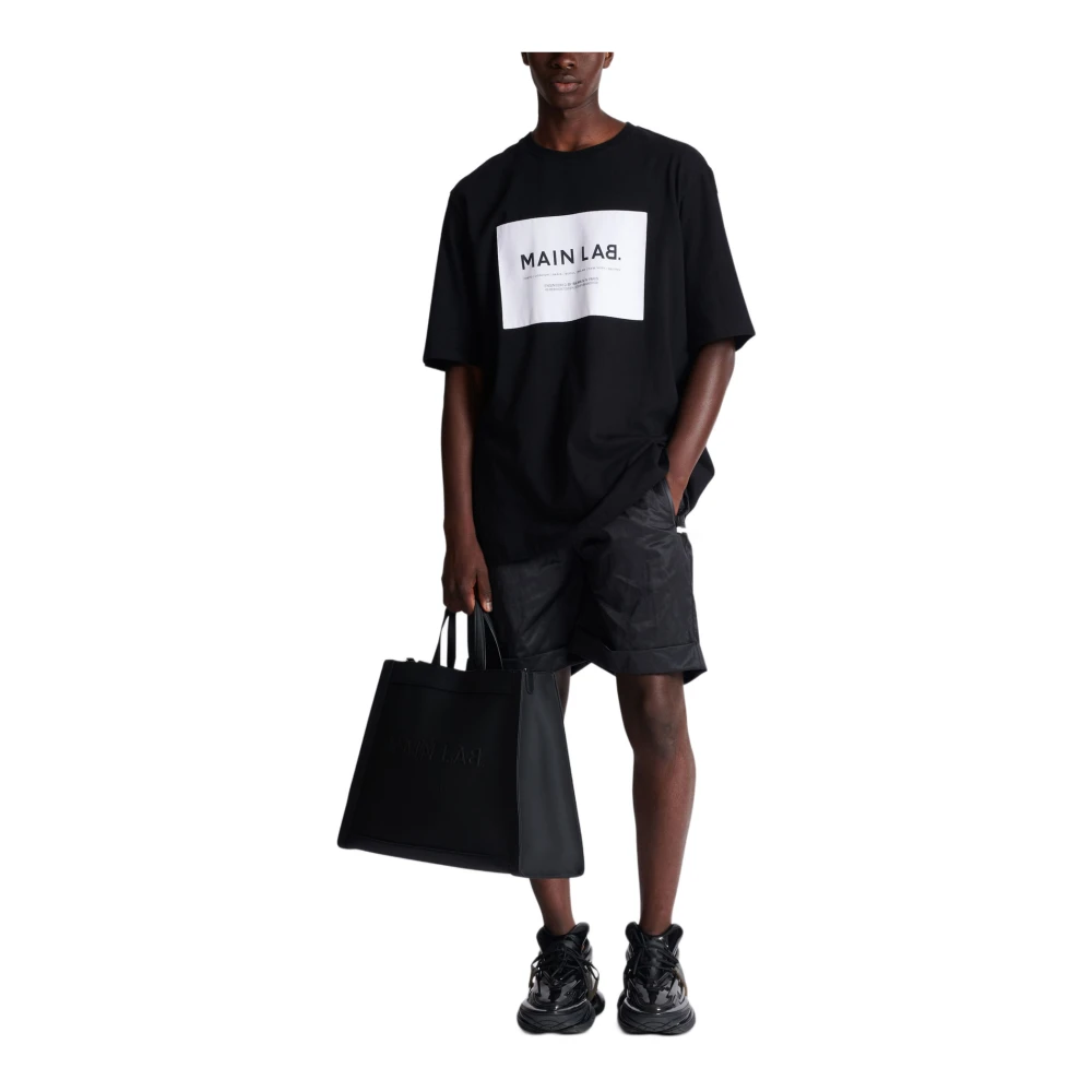 Balmain Nylon Shorts Black Heren