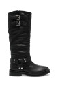 black-leather-mid-calf-boots