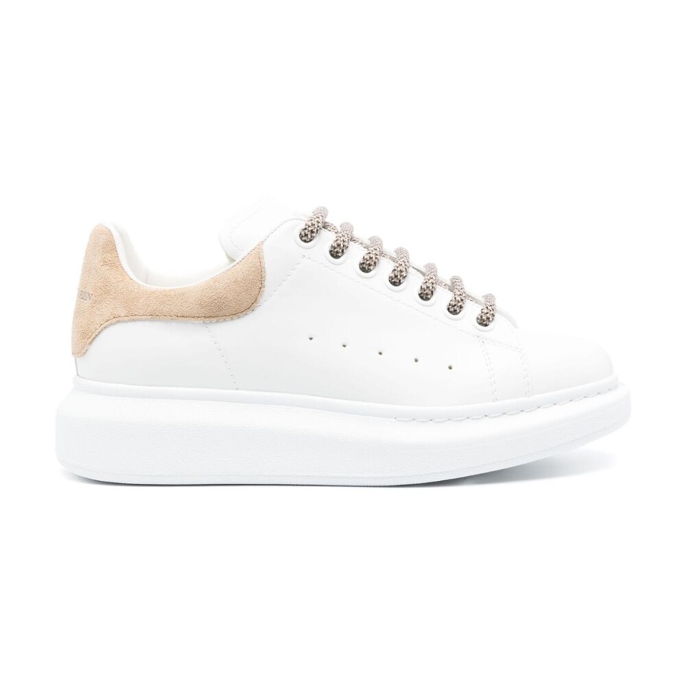 Zapatillas Beige con Detalles Contrastantes Alexander McQueen