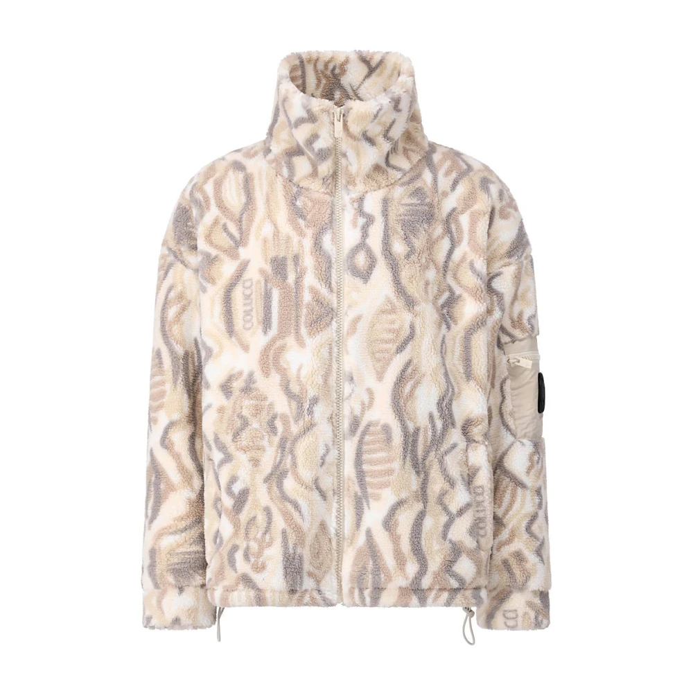 carlo colucci Teddyjack met eenvoudig patroon Beige Heren