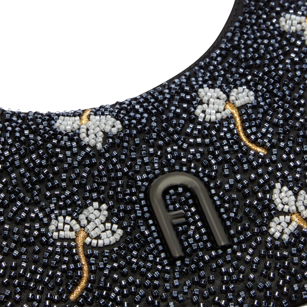 Furla Diamanten Schoudertas Mini Black Dames