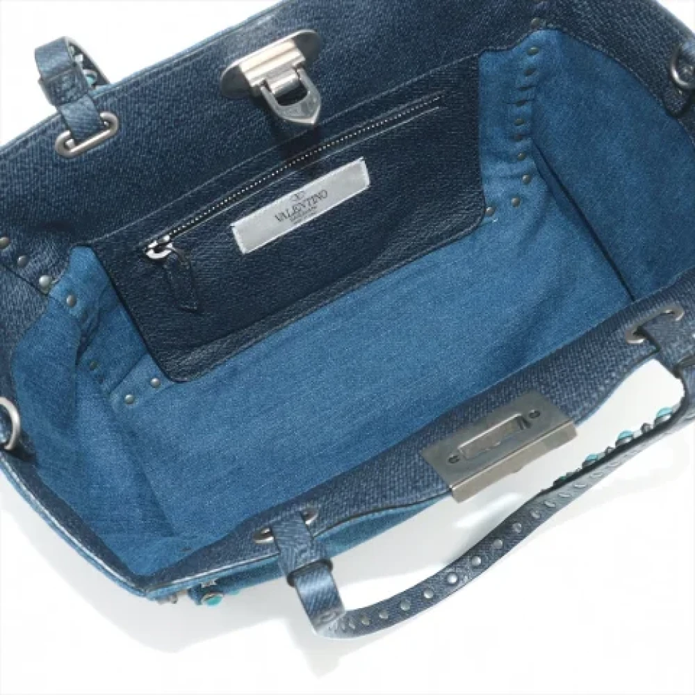 Valentino Vintage Pre-owned Denim handbags Blue Dames