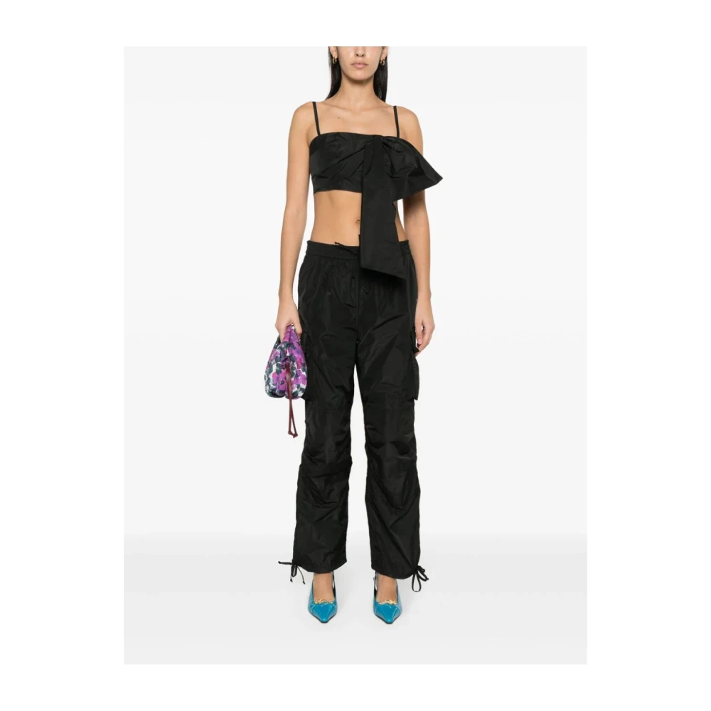 Msgm Stijlvolle Broek Black Dames