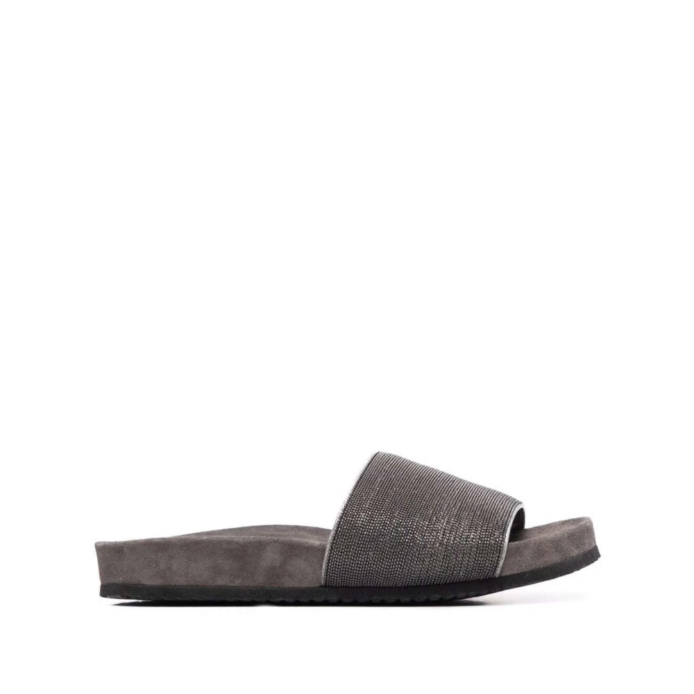 Shoes > Flip Flops & Sliders > Sliders - - Brunello Cucinelli - Modalova