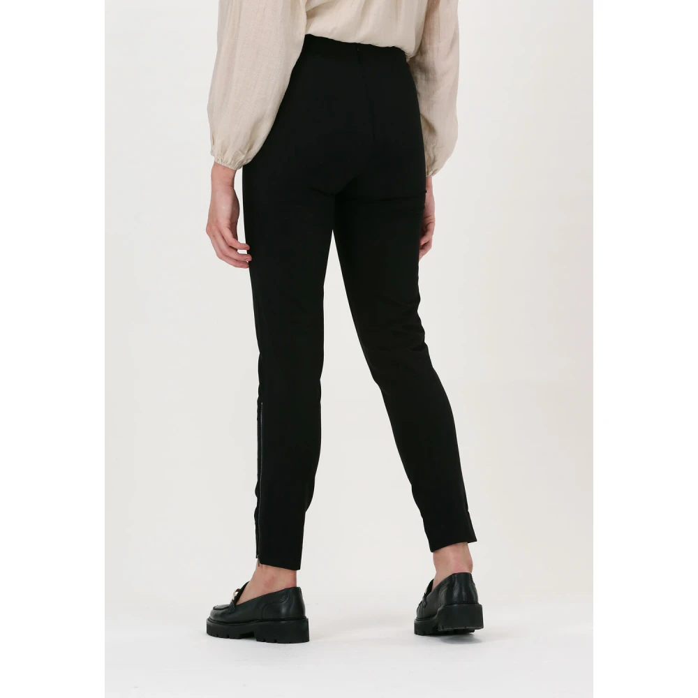 Co'Couture Ulrica Zip Broek Zwart Black Dames