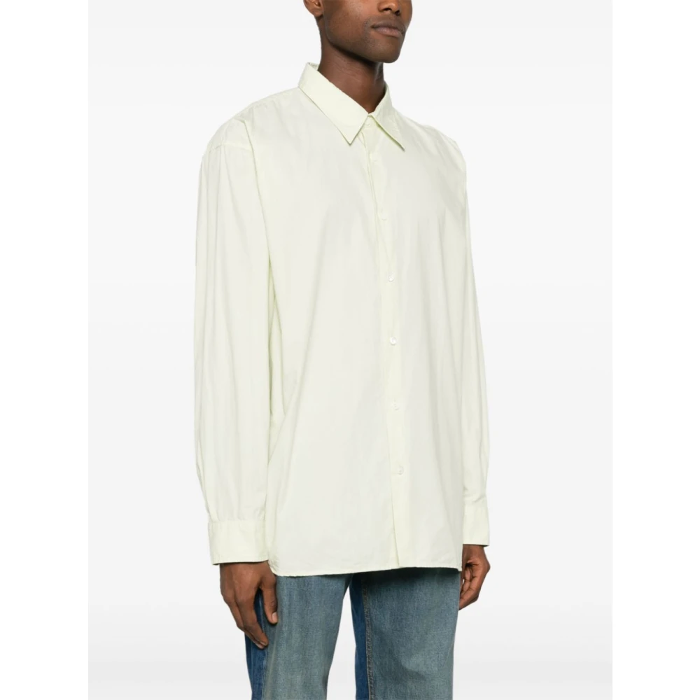 Dries Van Noten Casual wit overhemd Green Heren