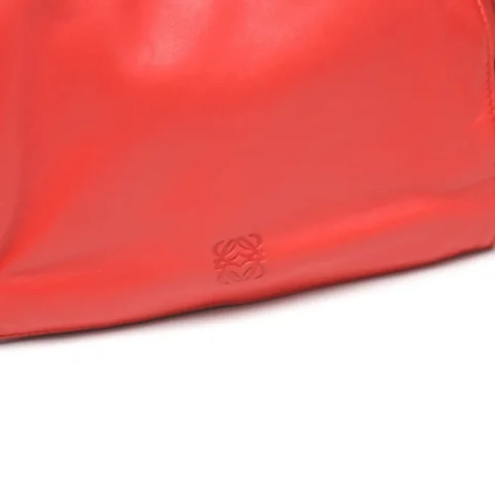 Loewe Pre-owned Fabric shoulder-bags Orange Dames