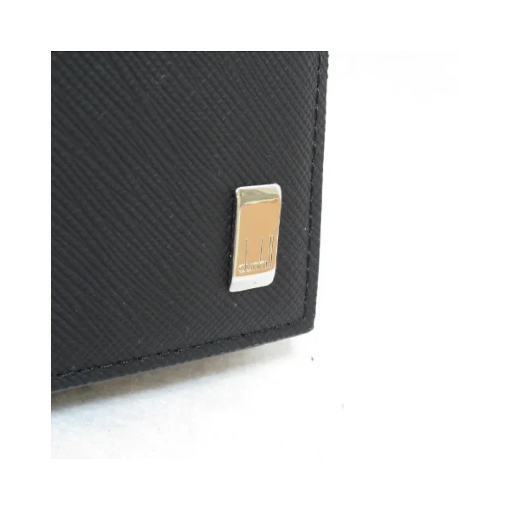Dunhill Pre-owned Leather wallets Black Dames