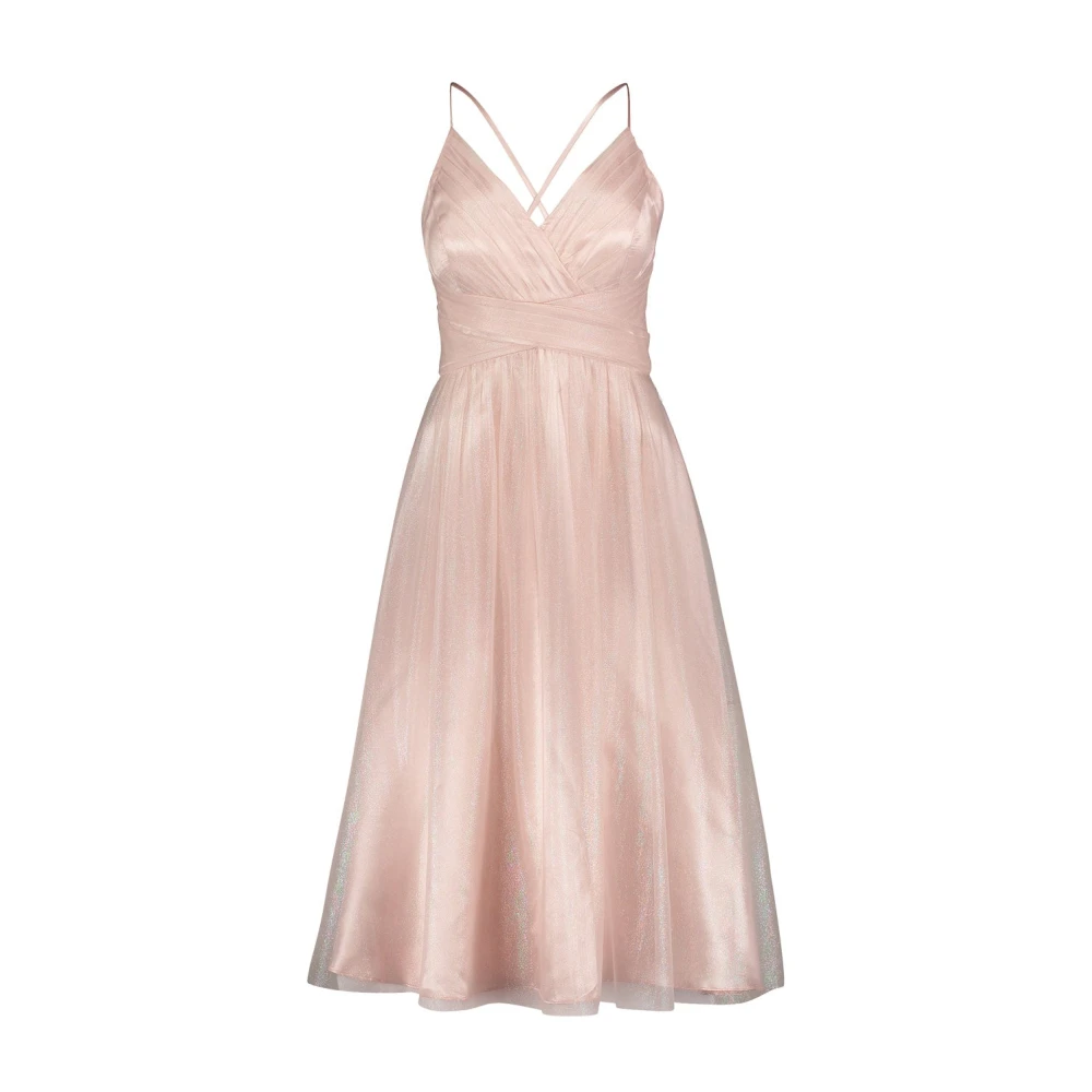 Vera Mont Damen Rosa Tulle Midi Dress