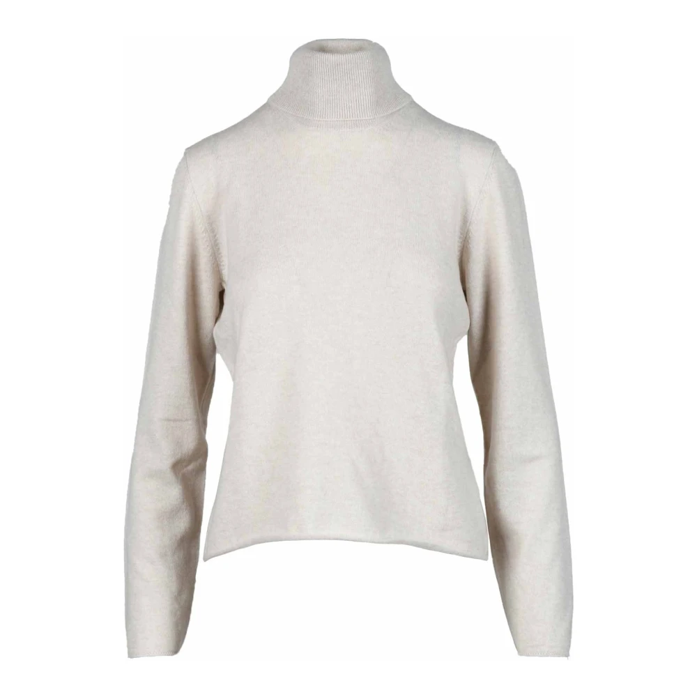 Gran Sasso Kasjmier Gebreide Trui Beige Dames