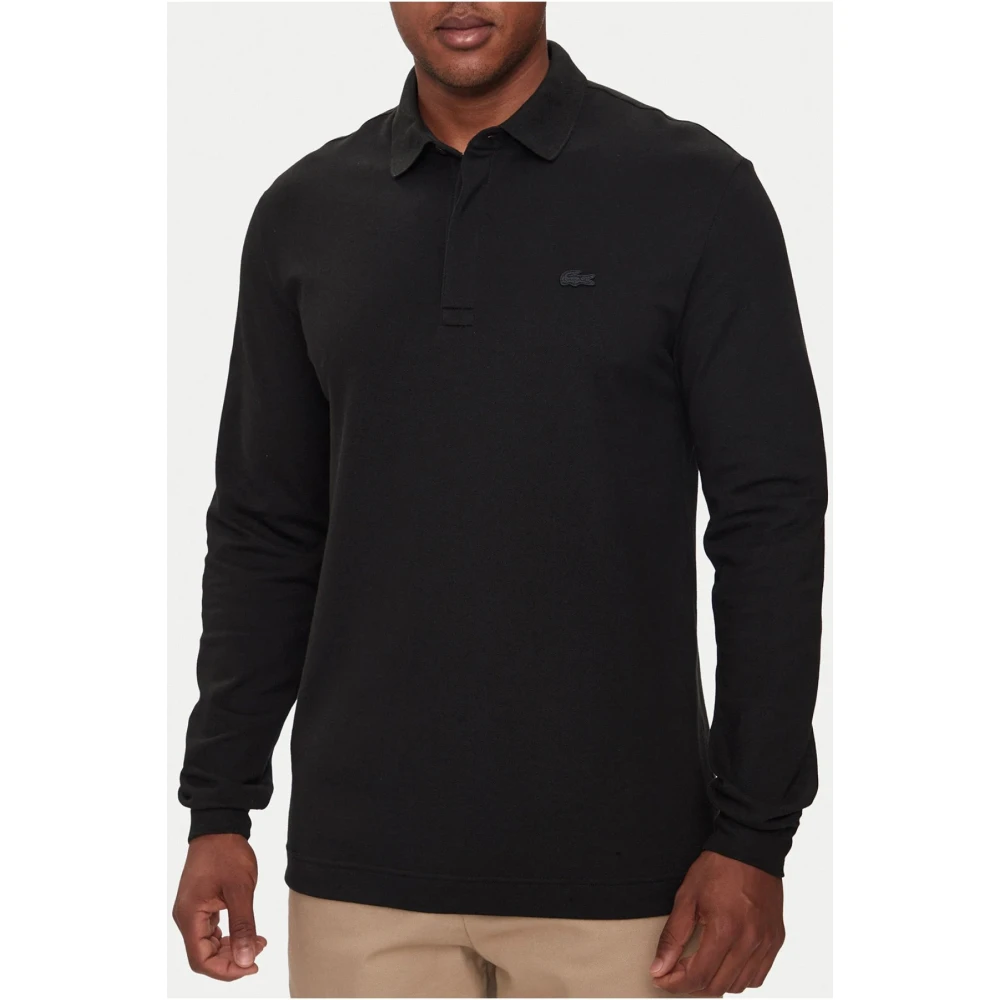 Lacoste Smart Paris Piqué Polo Shirt Black Heren