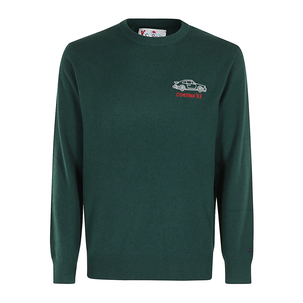 MC2 Saint Barth Lichte Crew Neck Sweater Green Heren