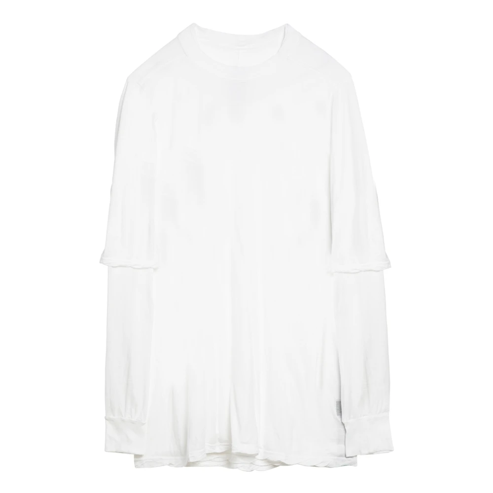 Rick Owens T-shirt met korte mouwen en ronde hals White Heren