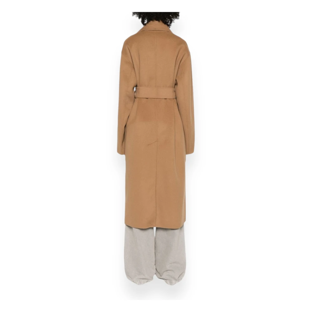 SPORTMAX Stijlvolle Jas met Veleno Details Brown Dames