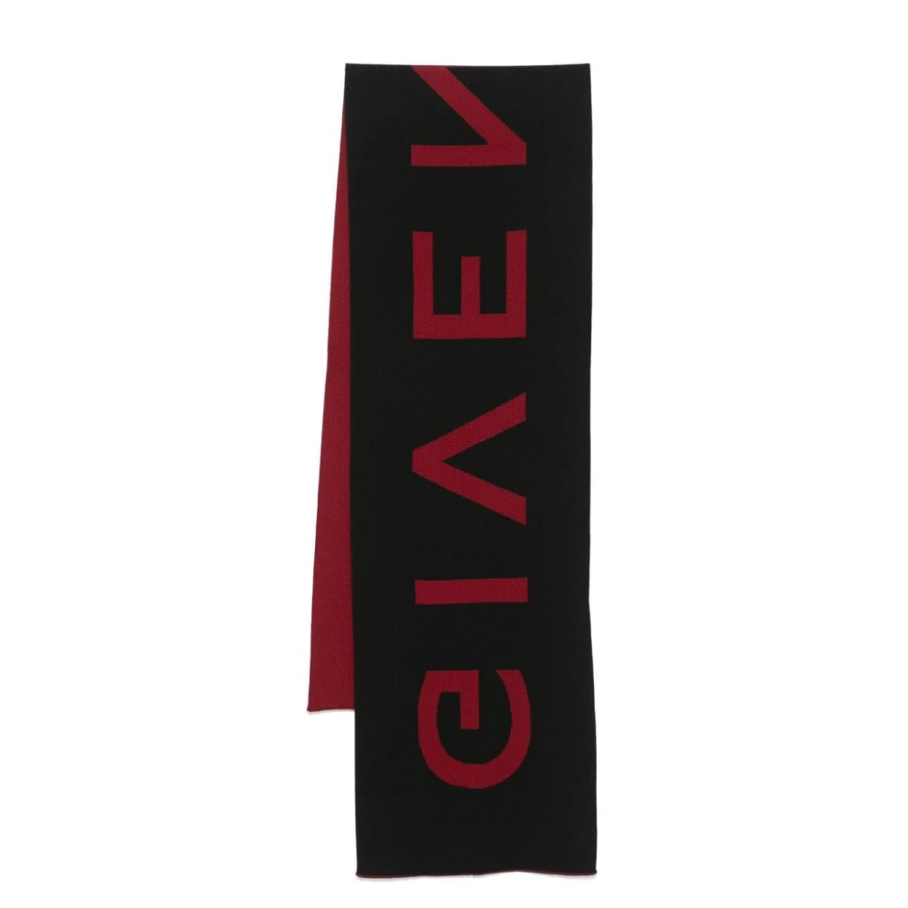 Givenchy Jacquard Sjaal in Stijlvol Design Red Heren