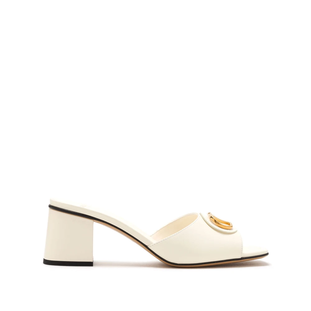 Valentino Garavani Women's Beige Fashionable Slides For