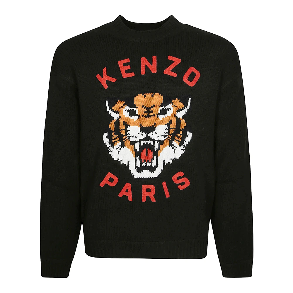 Kenzo Tiger Crewneck Tröja Black, Herr