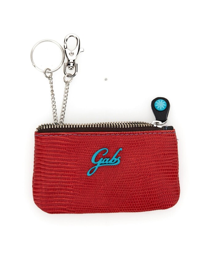 red-leather-keychain-ring