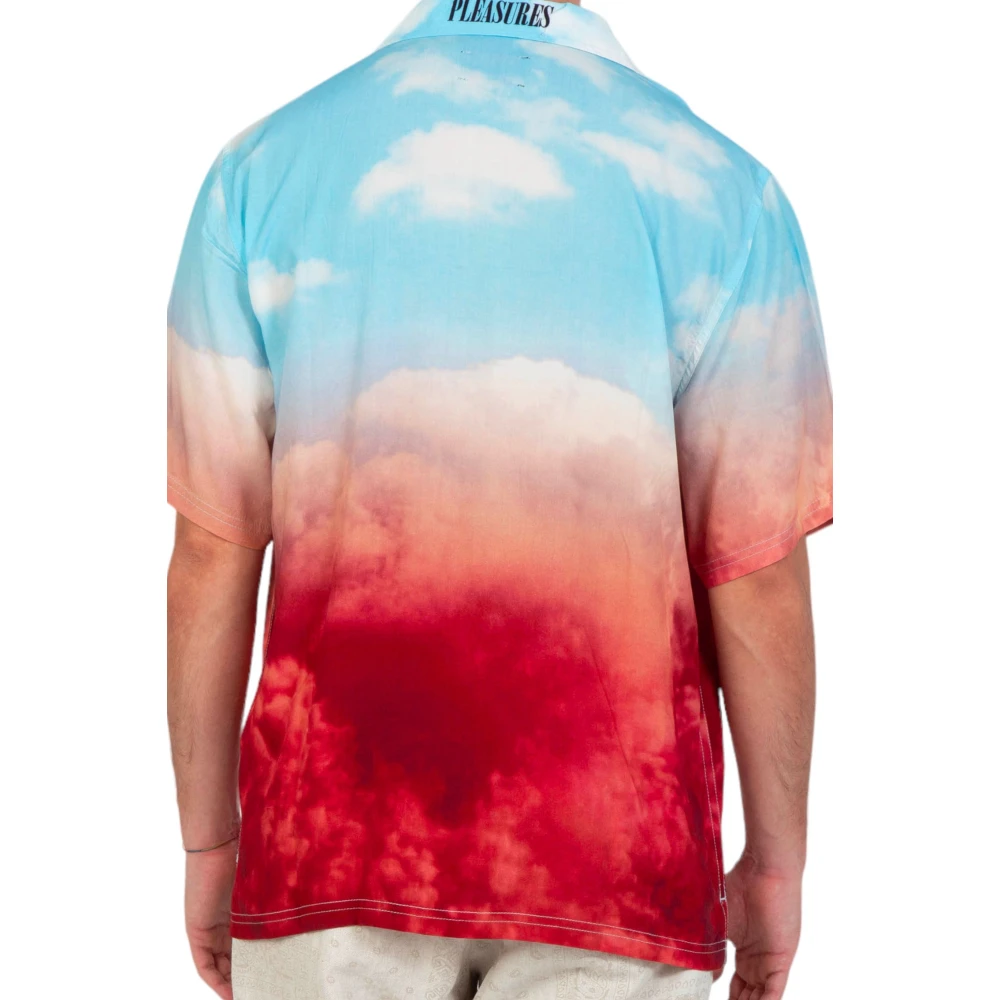 Pleasures Blauwe Hemel Shirt Stijlvolle Mode Multicolor Heren