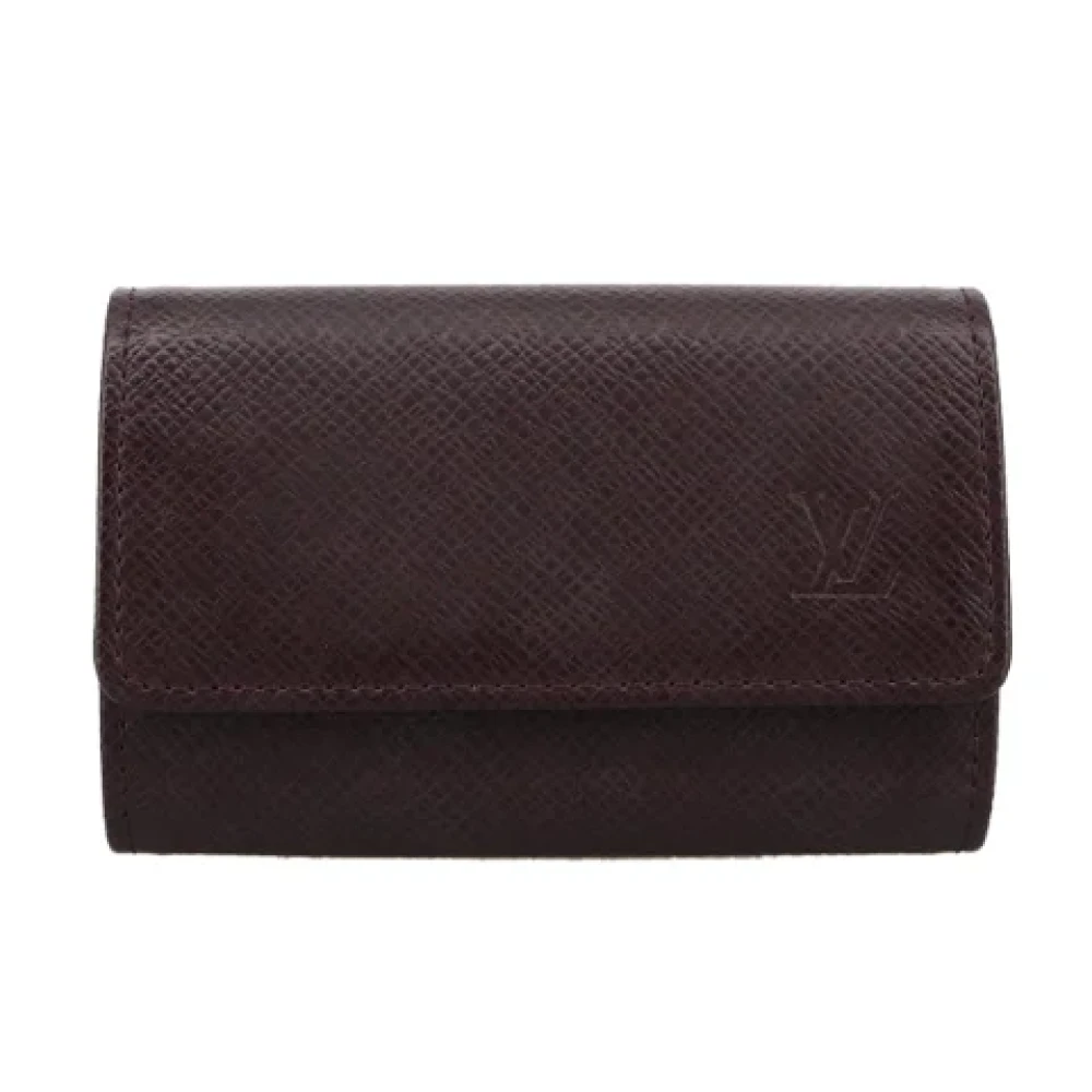 Louis Vuitton Vintage Pre-owned Leather key-holders Brown Dames