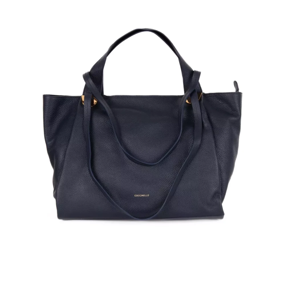 Coccinelle Navy Blauwe Stijlvolle Handtas Blue Dames