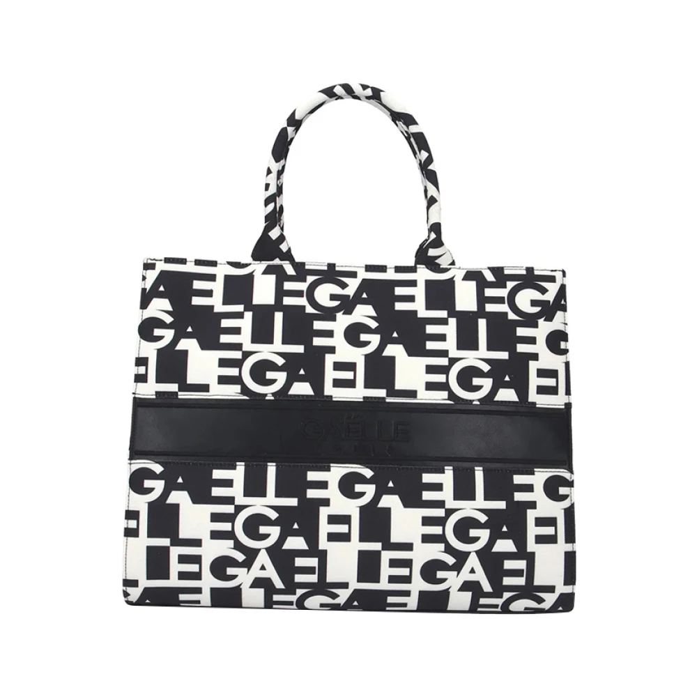 Gaëlle Paris Zwarte Shopper Tas Elegant Veelzijdig Black Dames