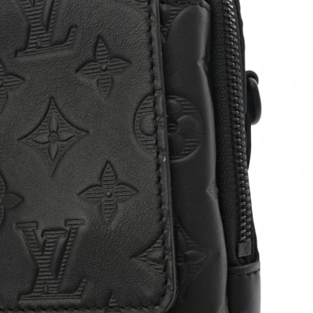 Louis Vuitton Vintage Pre-owned Leather shoulder-bags Black Dames