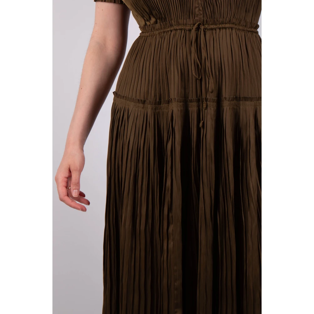 Ulla Johnson Astrid Olive Jurk Green Dames