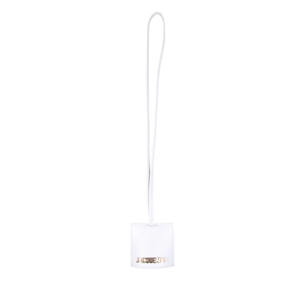 Jacquemus Vit Bagage Nyckelring White, Dam