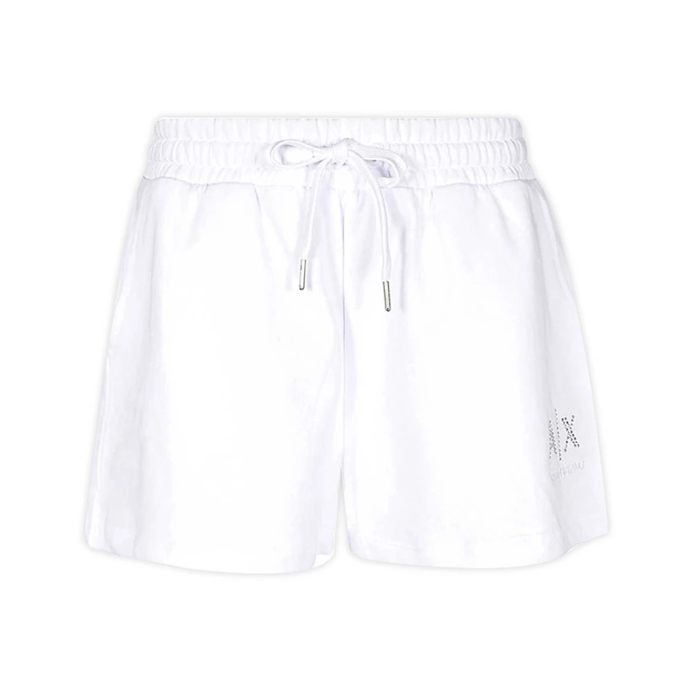 Armani Exchange Witte Zomer Shorts White Dames