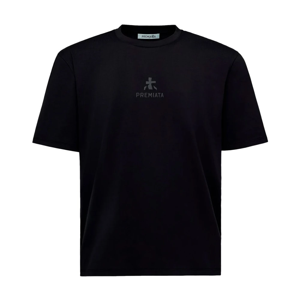 Premiata Black T-Shirts, Male, Xl, T-Shirt With Central Logo