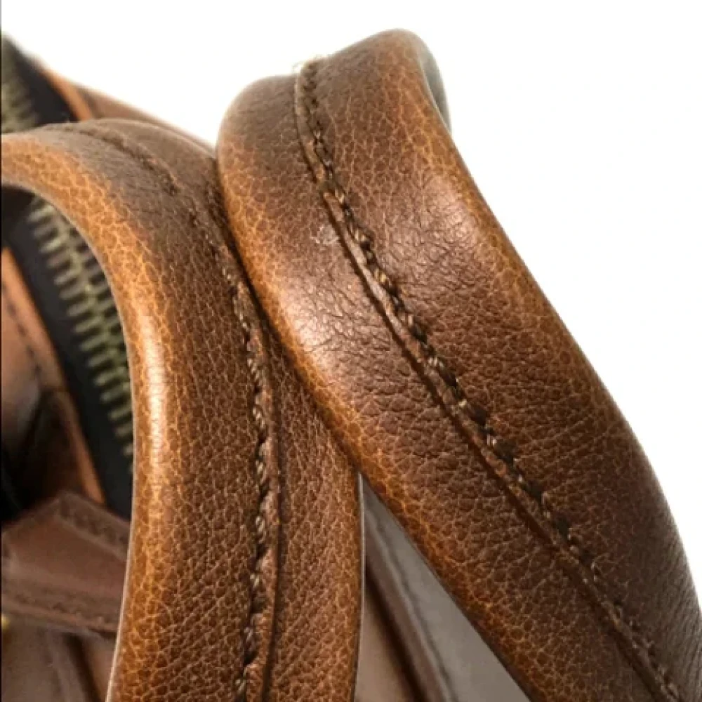 Fendi Vintage Pre-owned Leather fendi-bags Brown Dames