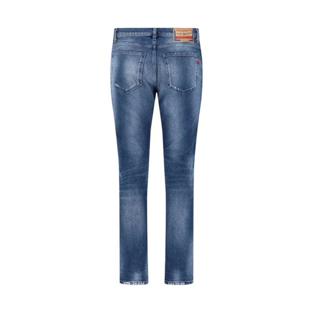 Diesel Klassieke Denim Jeans voor Dagelijks Gebruik Blue Heren